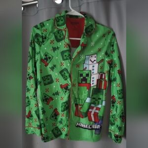 Minecraft Kids Pajama Set - Green